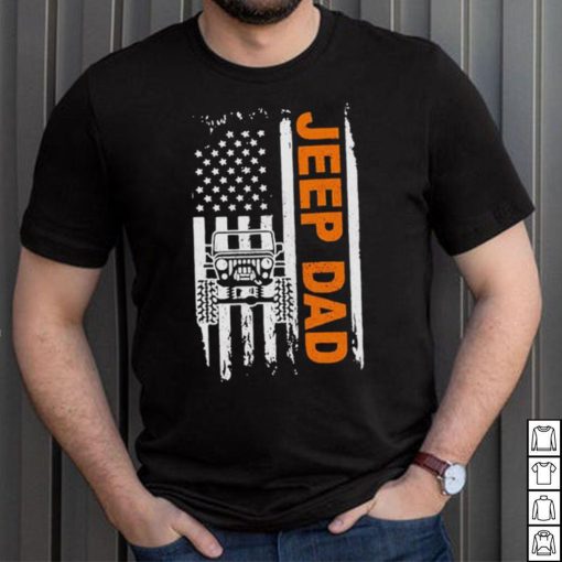 2023 American Flag Jeep Dad Shirt