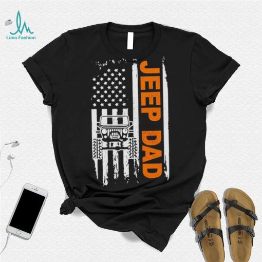 2023 American Flag Jeep Dad Shirt