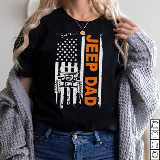 2023 American Flag Jeep Dad Shirt