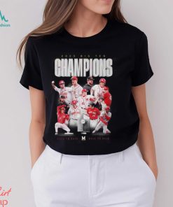 2023 Big Ten Champions Back To Back T Shirt