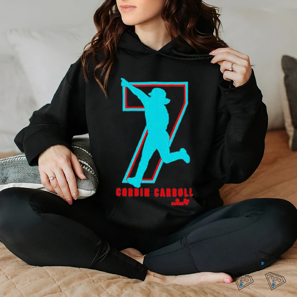 Number And Portrait Corbin Carroll Arizona T-shirt