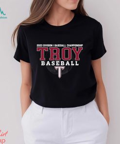 2023 Division I Championship Troy Baseball shirt