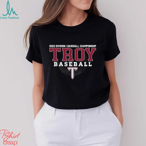 2023 Division I Championship Troy Baseball shirt