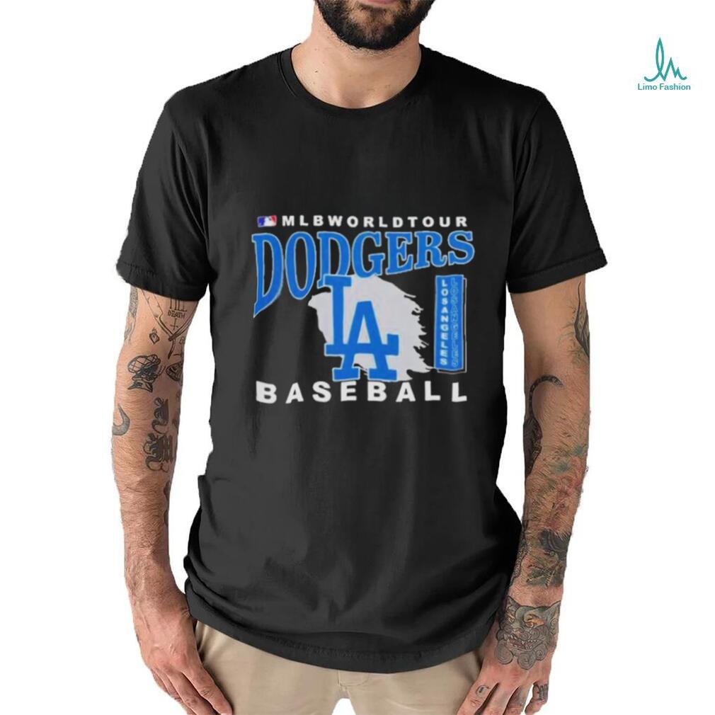 2023 MLB World Tour Los Angeles Dodgers Baseball Logo Shirt