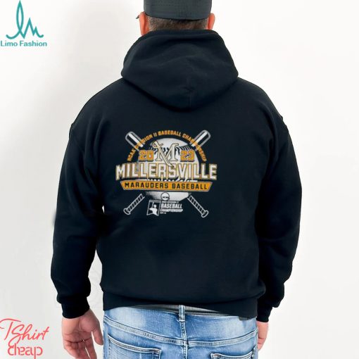 2023 NCAA Division II Baseball Championship Millersville Marauders Baseball shirt