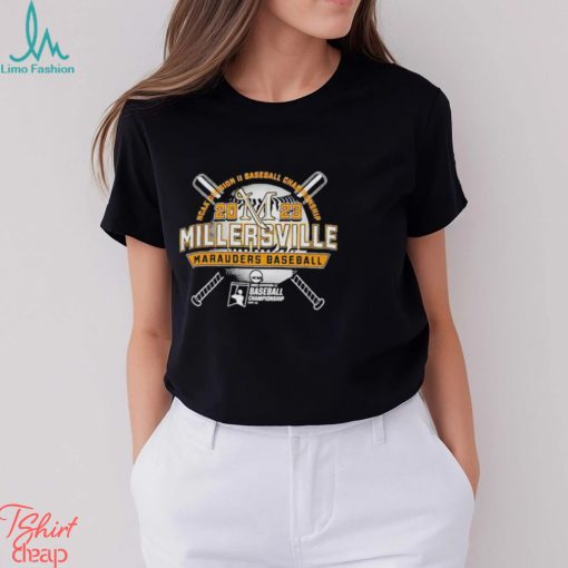2023 NCAA Division II Baseball Championship Millersville Marauders Baseball shirt