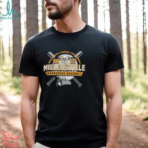 2023 NCAA Division II Baseball Championship Millersville Marauders Baseball shirt