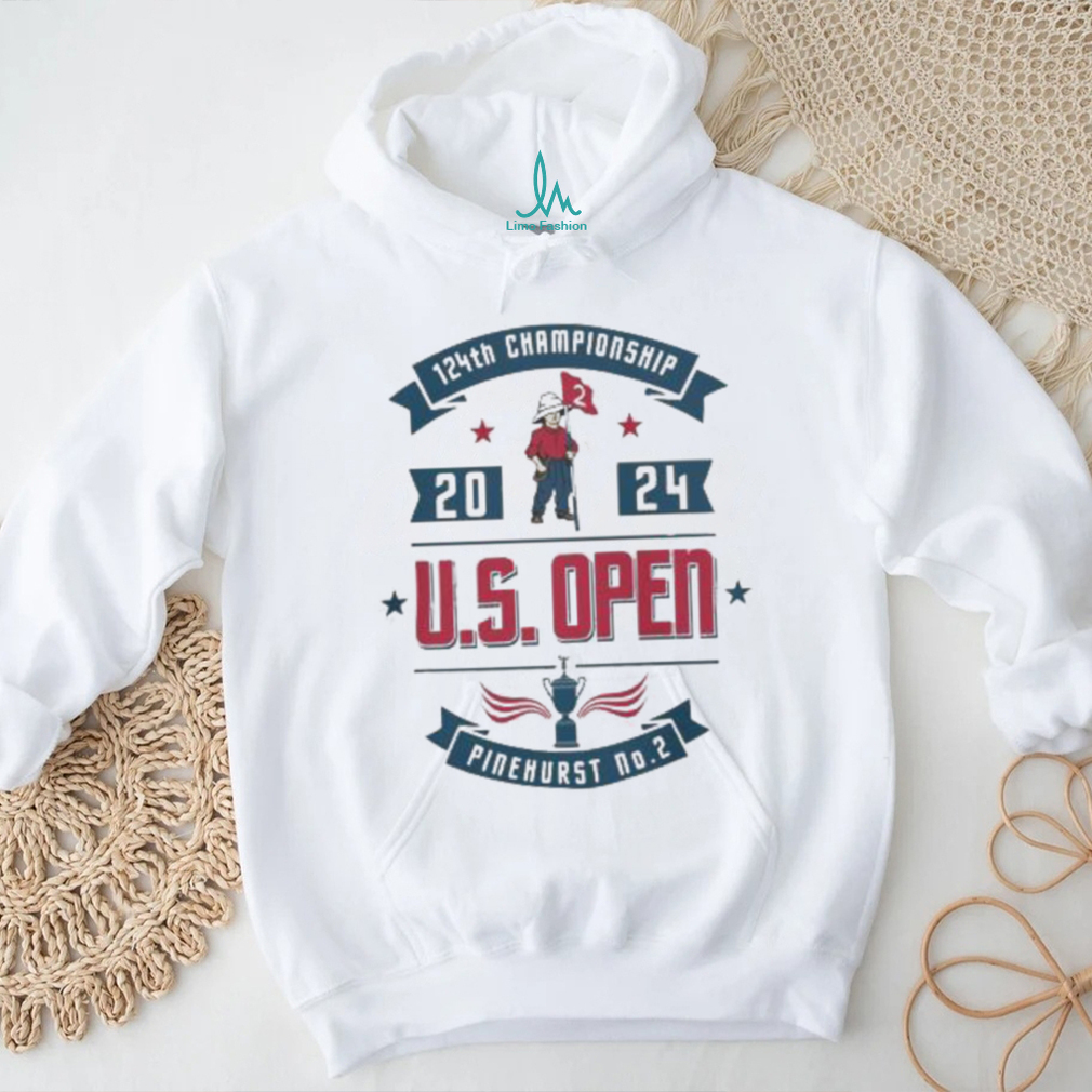 2024 U.S. Open Ahead White Crest Pembroke Shirt