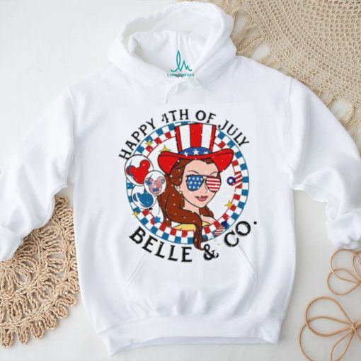 4th July Belle And Co Usa Independence Day Princess Belle Shirt