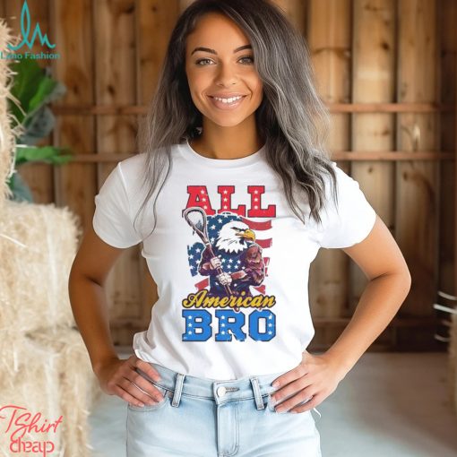 4th Of July All American Bro Eagle Softball 2023 Shirt