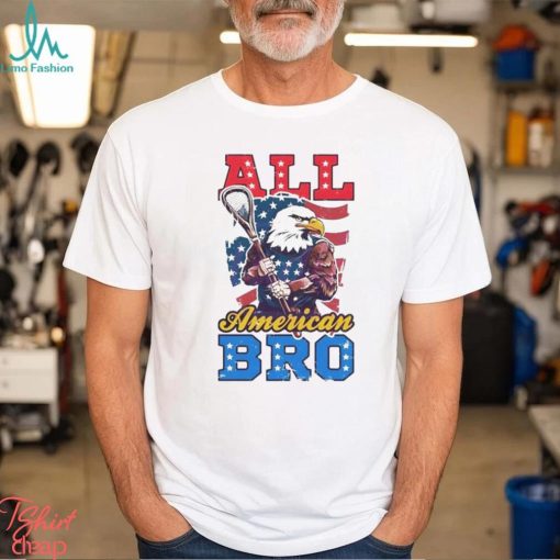 4th Of July All American Bro Eagle Softball 2023 Shirt