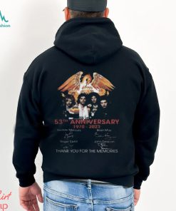 53th Anniversary Queen Band 1970 – 2023 Thank You For The Memories T Shirt