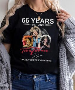 66 Years 1957 2023 Tina Turner Thank You For Everything T Shirt