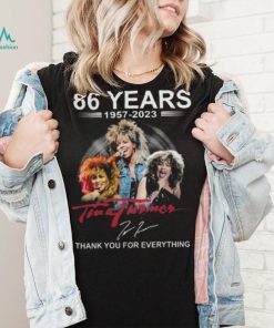 66 Years 1957 2023 Tina Turner Thank You For Everything T Shirt