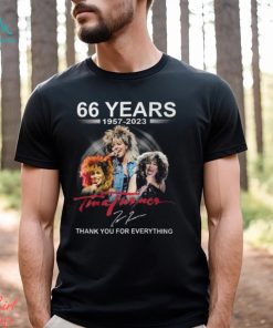 66 Years 1957 – 2023 Tina Turner Thank You For Everything T Shirt
