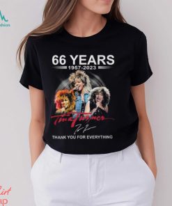 66 Years 1957 – 2023 Tina Turner Thank You For Everything T Shirt
