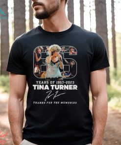 66 Years Of 1957 – 2023 Tina Turner Thanks For The Memories T Shirt