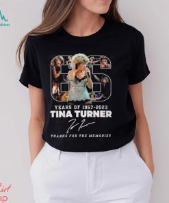 66 Years Of 1957 – 2023 Tina Turner Thanks For The Memories T Shirt