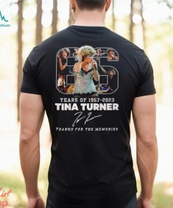 66 Years Of 1957 – 2023 Tina Turner Thanks For The Memories T Shirt