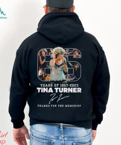 66 Years Of 1957 – 2023 Tina Turner Thanks For The Memories T Shirt