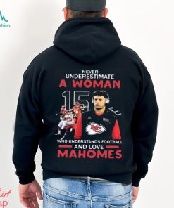 A Woman Who Love Chiefs Mahomes Kansas City Football Shirt