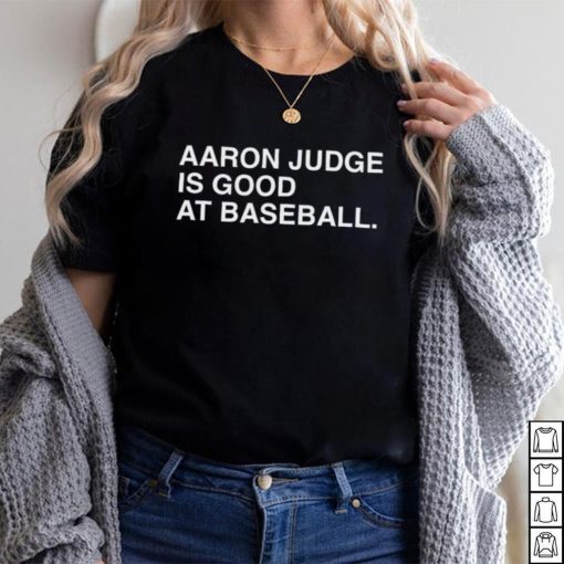 AARON JUDGE IS GOOD AT BASEBALL.