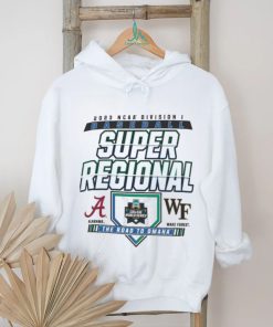 Alabama vs Wake Forest NCAA Division I Baseball Super Regional 2023 The Road To Omaha shirt