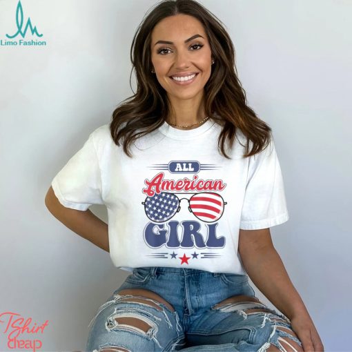 All American Girl 4th Of July Family Matching T Shirt