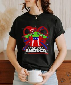 America Baby Yoda SVG Happy 4th Of July Disney Star Wars 2023 Shirt