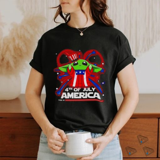 America Baby Yoda SVG Happy 4th Of July Disney Star Wars 2023 Shirt