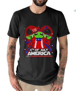 America Baby Yoda SVG Happy 4th Of July Disney Star Wars 2023 Shirt