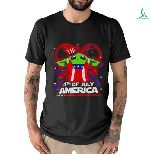 America Baby Yoda SVG Happy 4th Of July Disney Star Wars 2023 Shirt