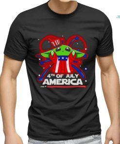 America Baby Yoda SVG Happy 4th Of July Disney Star Wars 2023 Shirt