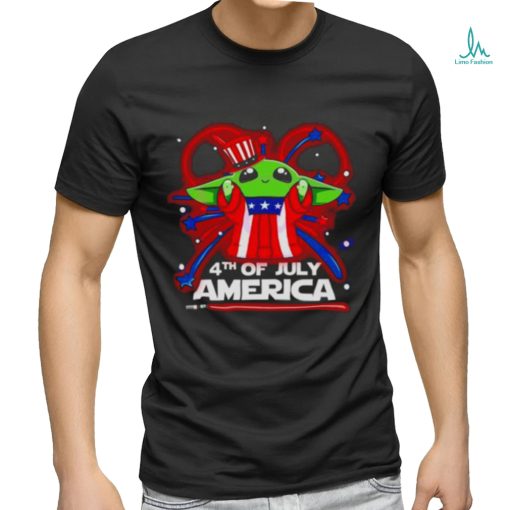 America Baby Yoda SVG Happy 4th Of July Disney Star Wars 2023 Shirt