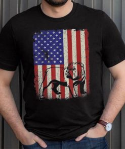 American Flag Best English Bulldog Dad Ever Dog Dad Shirt