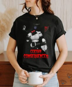 Andrew Everett W3 Certain Consequences poster shirt