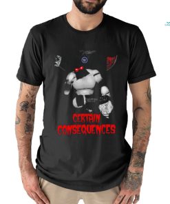 Andrew Everett W3 Certain Consequences poster shirt