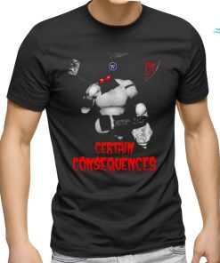 Andrew Everett W3 Certain Consequences poster shirt