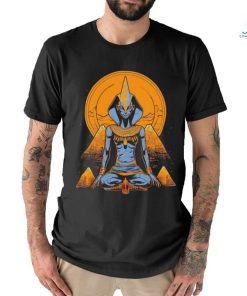 Anubis Ancient Egyptian God with Sunrise art shirt