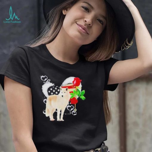 Arctic Wolf Love Rose Shirt