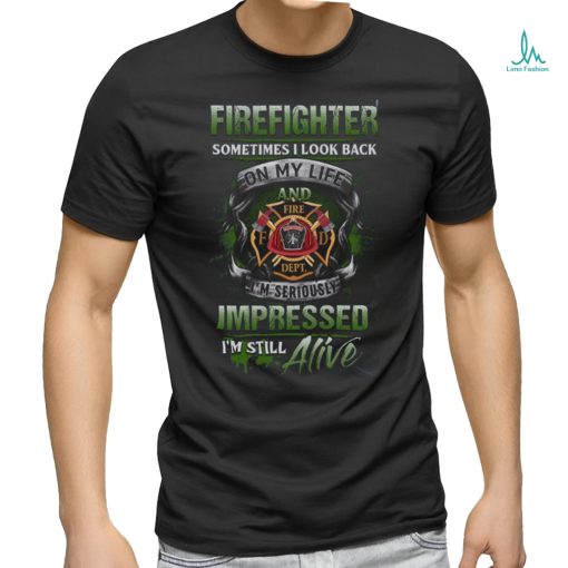 Awesome Firefighter T Shirt