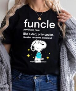 Awesome funcle Snoopy like a Dad only cooler shirt