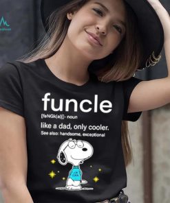 Awesome funcle Snoopy like a Dad only cooler shirt