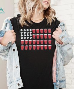 BEER PONG FLAG MEN'S TSHIRT