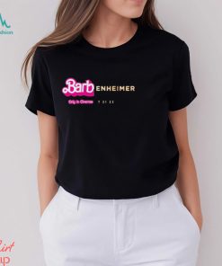 Barbie X Oppenheimer Summer Blockbuster Pink Shirt