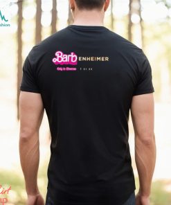 Barbie X Oppenheimer Summer Blockbuster Pink Shirt