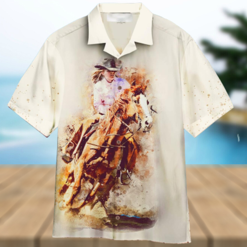 Barrel Racing Aloha Hawaiian Shirt Summer Gift Beach Shirt Barrel Racing Aloha Hawaiian Shirt Summer Gift Beach Shirt