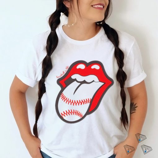 Baseball is life stone t  shirt