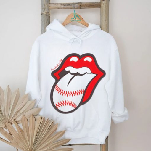 Baseball is life stone t  shirt