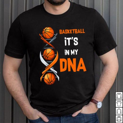 Basketball It’s In My DNA V Neck T Shirt